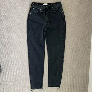 Pull and Bear Black Mom Jeans